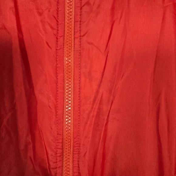 Vtg Oakton Weather Breaker Jacket Mens XL Tall Red Blue Reversible 80s 90s Retro - Picture 5 of 14